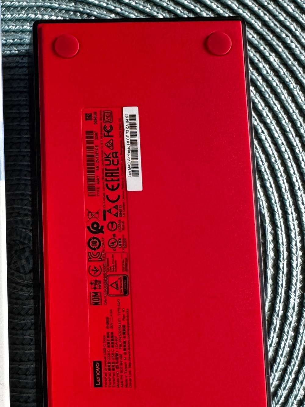 LENOVO ThinkPad USB-C Dock ONLY